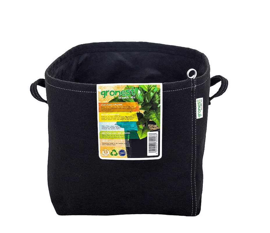 Мешок для выращивания Gronest fabric pot 15 л. 24.5x24.5x25 см