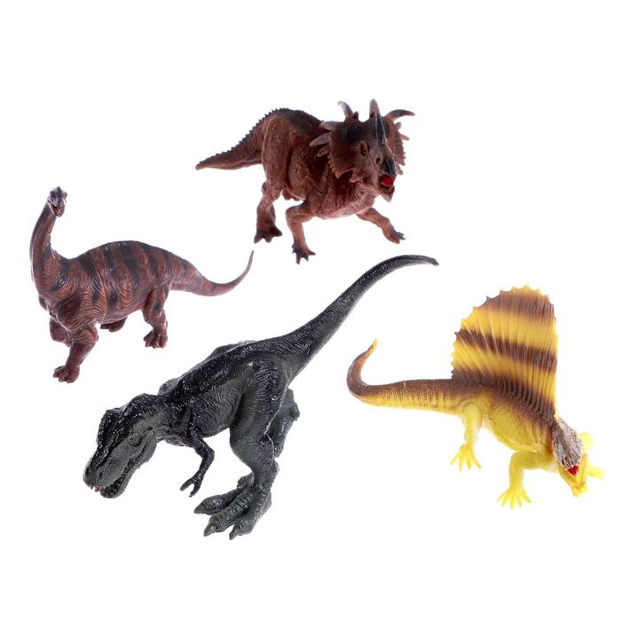 Набор динозавров Юрский период, 4 фигурки