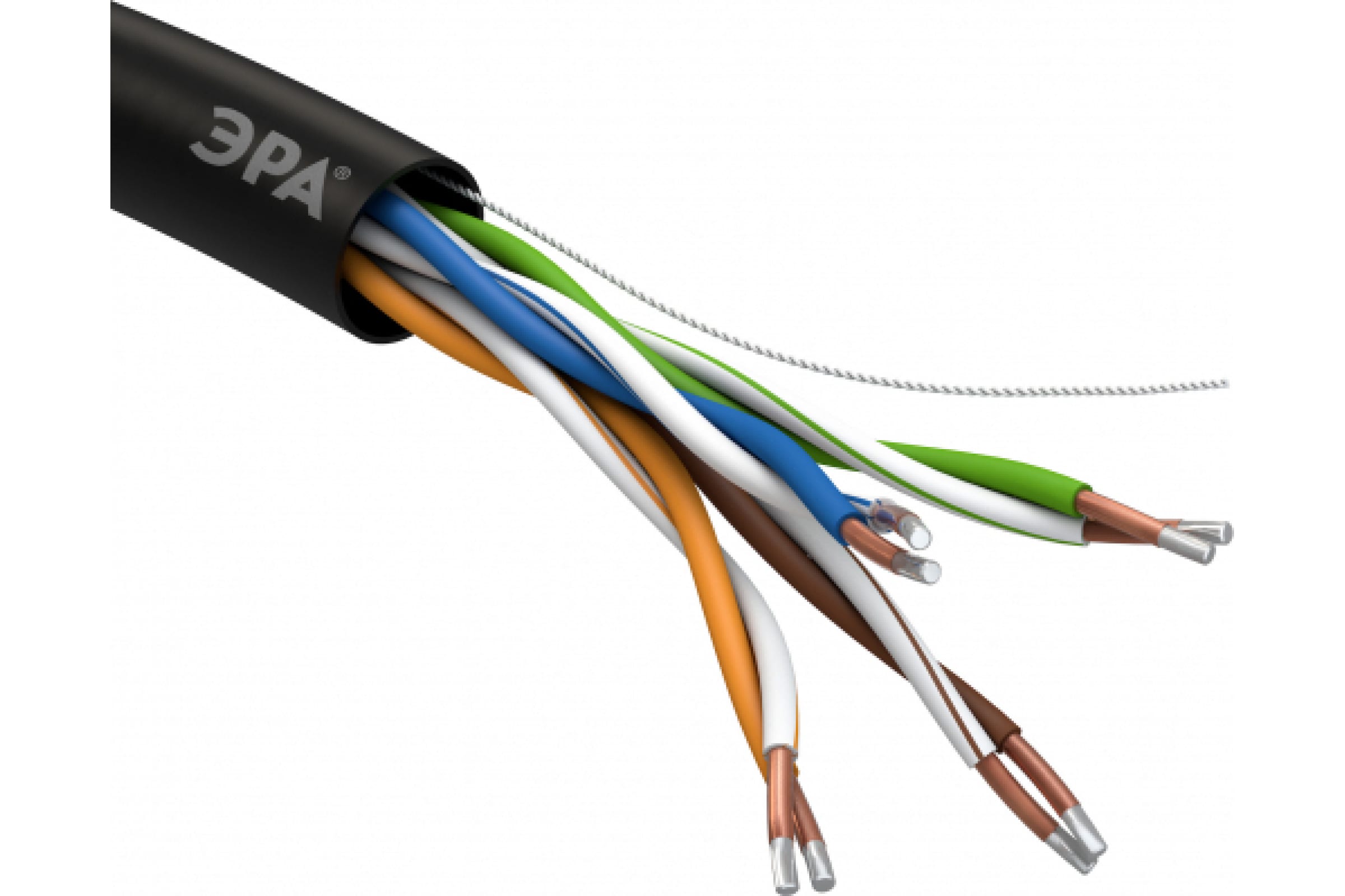 ЭРА Кабель витая пара U/UTP 4x2x24AWG Cat5e CCA PE OUTDOOR 305м SIMPLEБ0044436