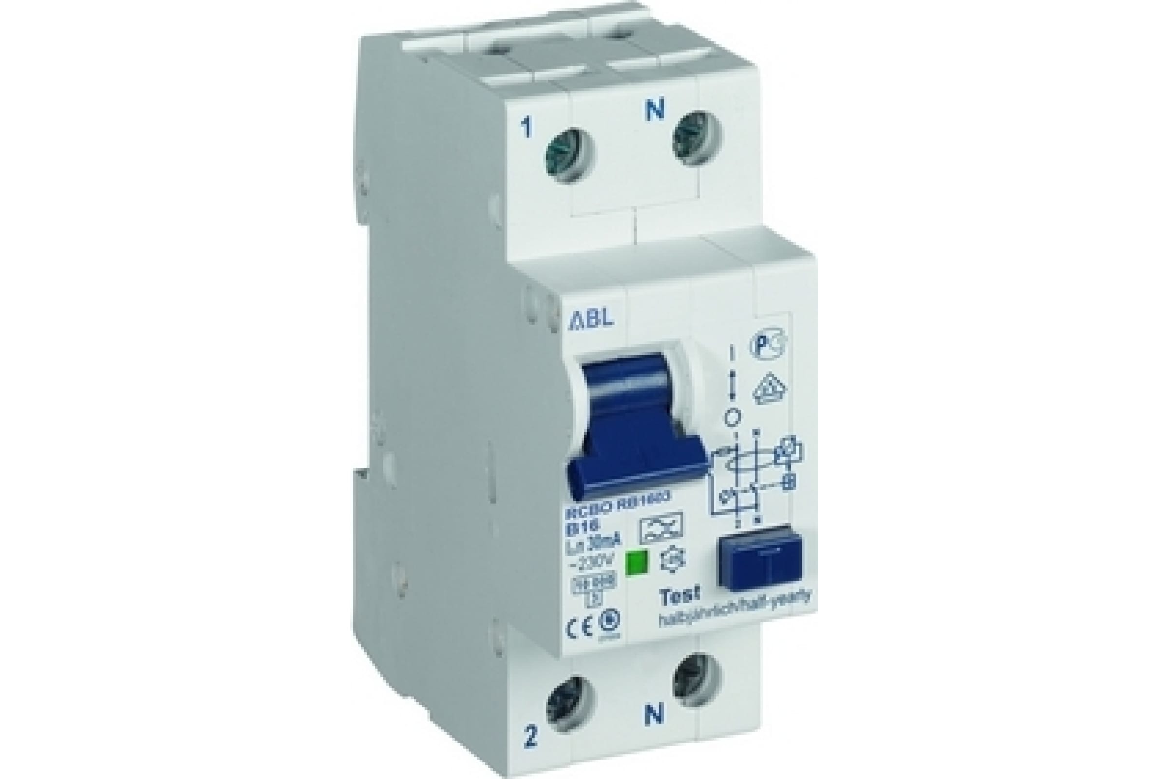 ABL Дифференциальный автомат 1P+N, C, 40 А, 10 кА, 30 мA, тип А FC4003 RC4003