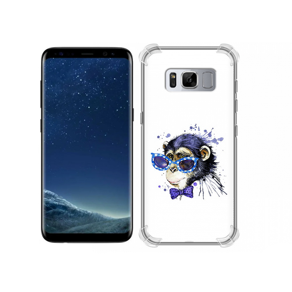 Чехол MyPads Tocco для Samsung Galaxy S8 акварельная обезьяна (PT62300.601.216)