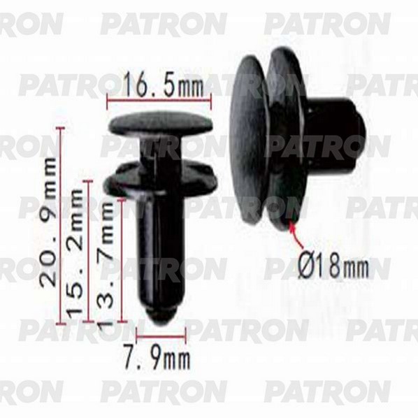 

Клипса Автомобильная PATRON P371362