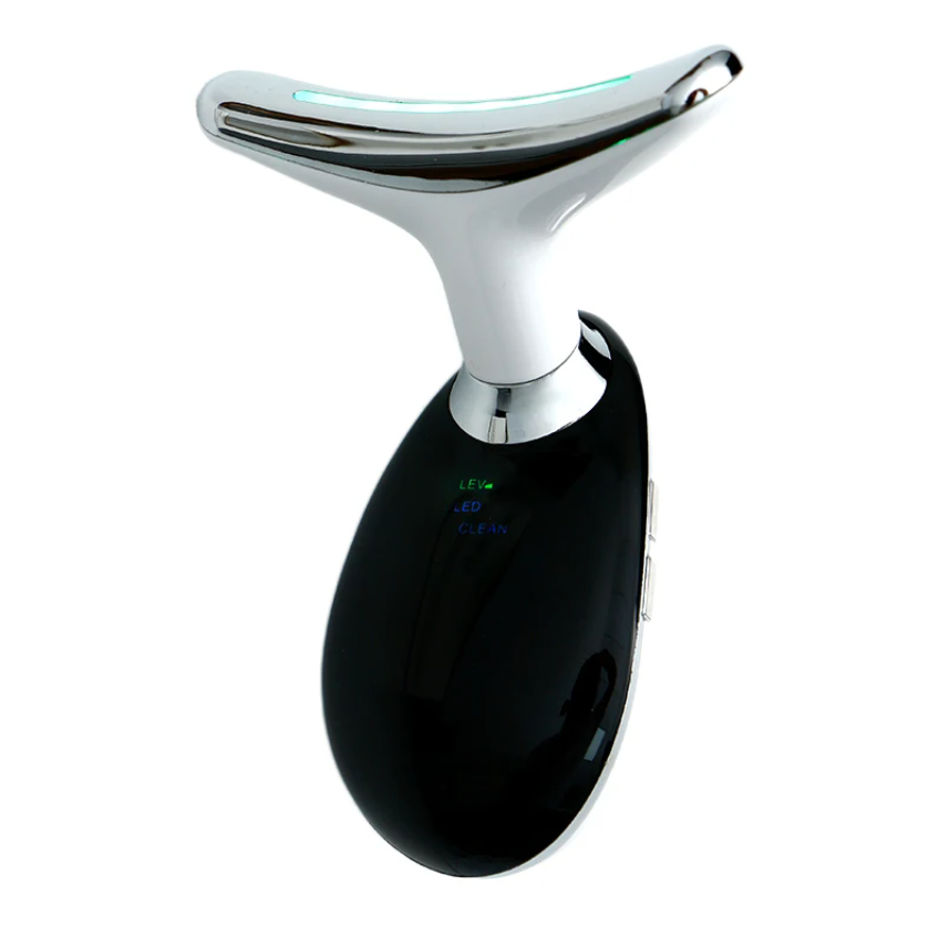 Косметологический аппарат Микротоковый массажер для лица Build Swan Neck черный акупунктурный массажер просто полезно для пальцев рук серебристый