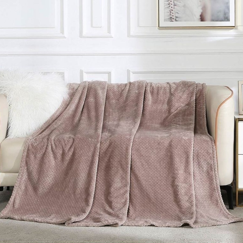 

Плед CL Home Coletta 180/008-COL/LA 2-спальный, велсфот, 200x180, бежевый, 1 шт, Coletta