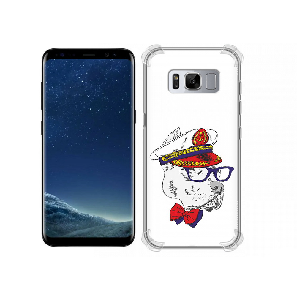 

Чехол MyPads Tocco для Samsung Galaxy S8 бульдог (PT62300.601.251), Прозрачный, Tocco