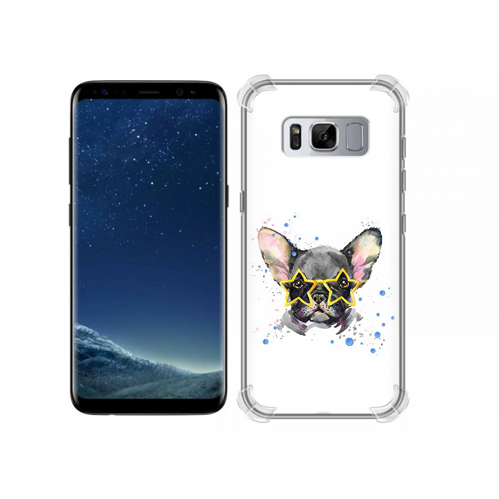 

Чехол MyPads Tocco для Samsung Galaxy S8 буля в очках (PT62300.601.252), Прозрачный, Tocco