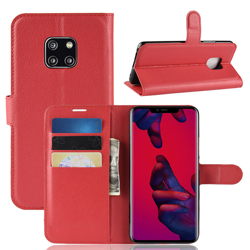 

Чехол-книжка PRESTIGE с функцией подставки для Huawei Mate 20 Pro (красный)