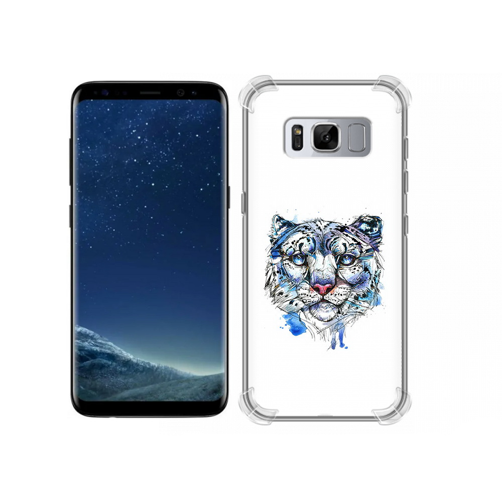 

Чехол MyPads Tocco для Samsung Galaxy S8 водяной тигр (PT62300.601.263), Прозрачный, Tocco