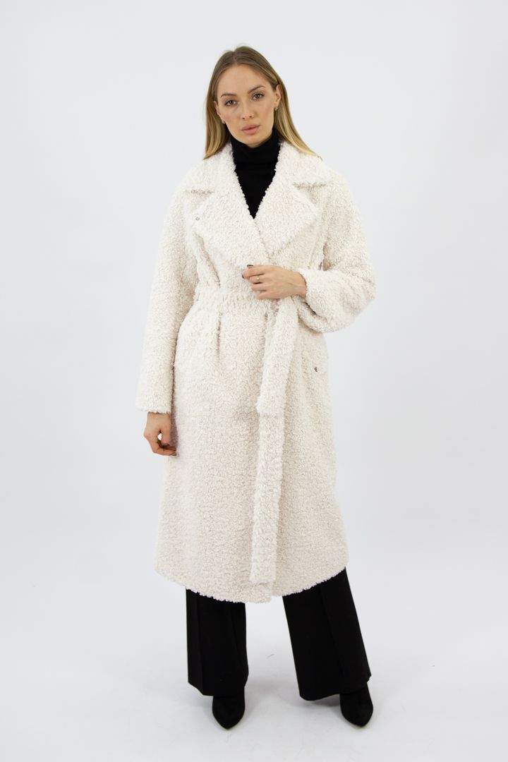 

Пальто женское 365 clothes DM-Марa бежевое 48 RU, Бежевый, DM-Марa