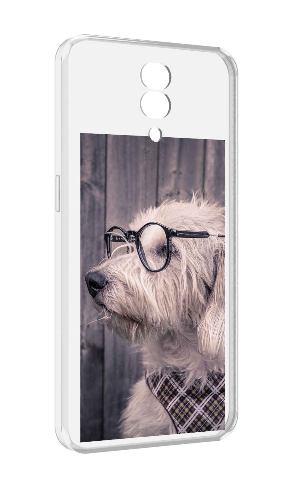 

Чехол MyPads Собака-в-очках для Blackview BV7200, Прозрачный, Tocco