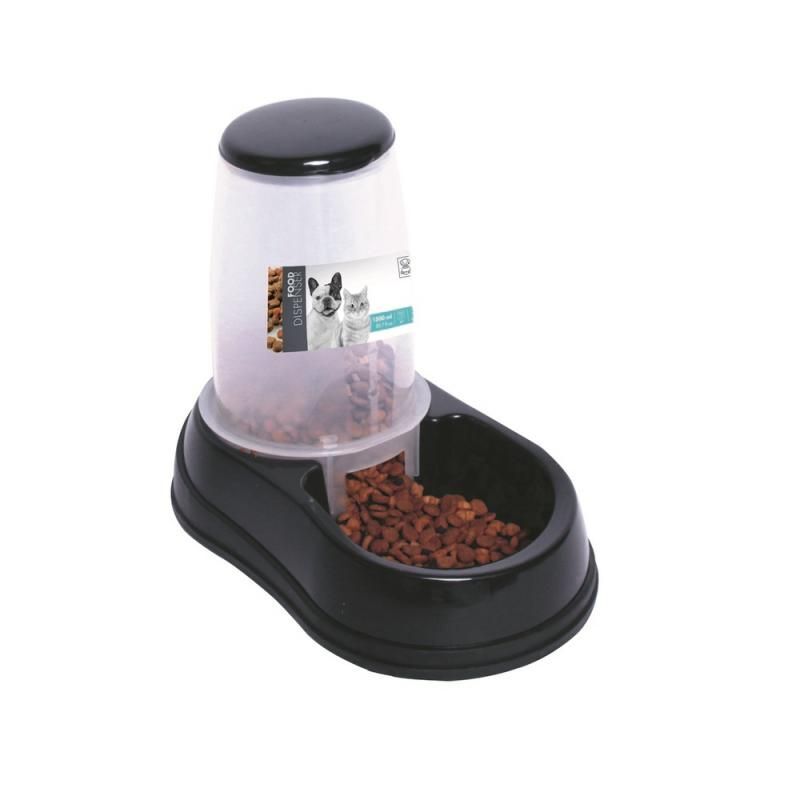 

Диспенсер для корма M-PETS 2500 мл 15x15x25,5 см, Черный