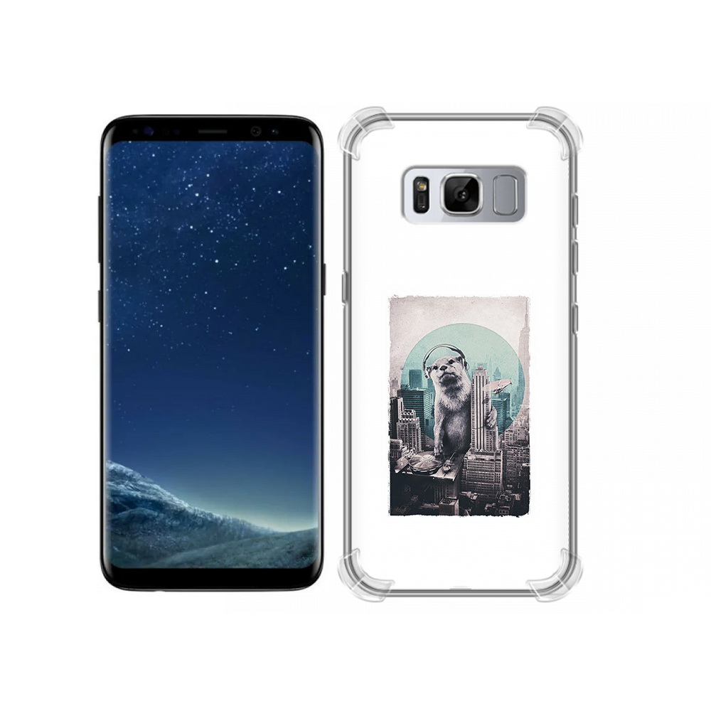 

Чехол MyPads Tocco для Samsung Galaxy S8 выдра в городе (PT62300.601.283), Прозрачный, Tocco