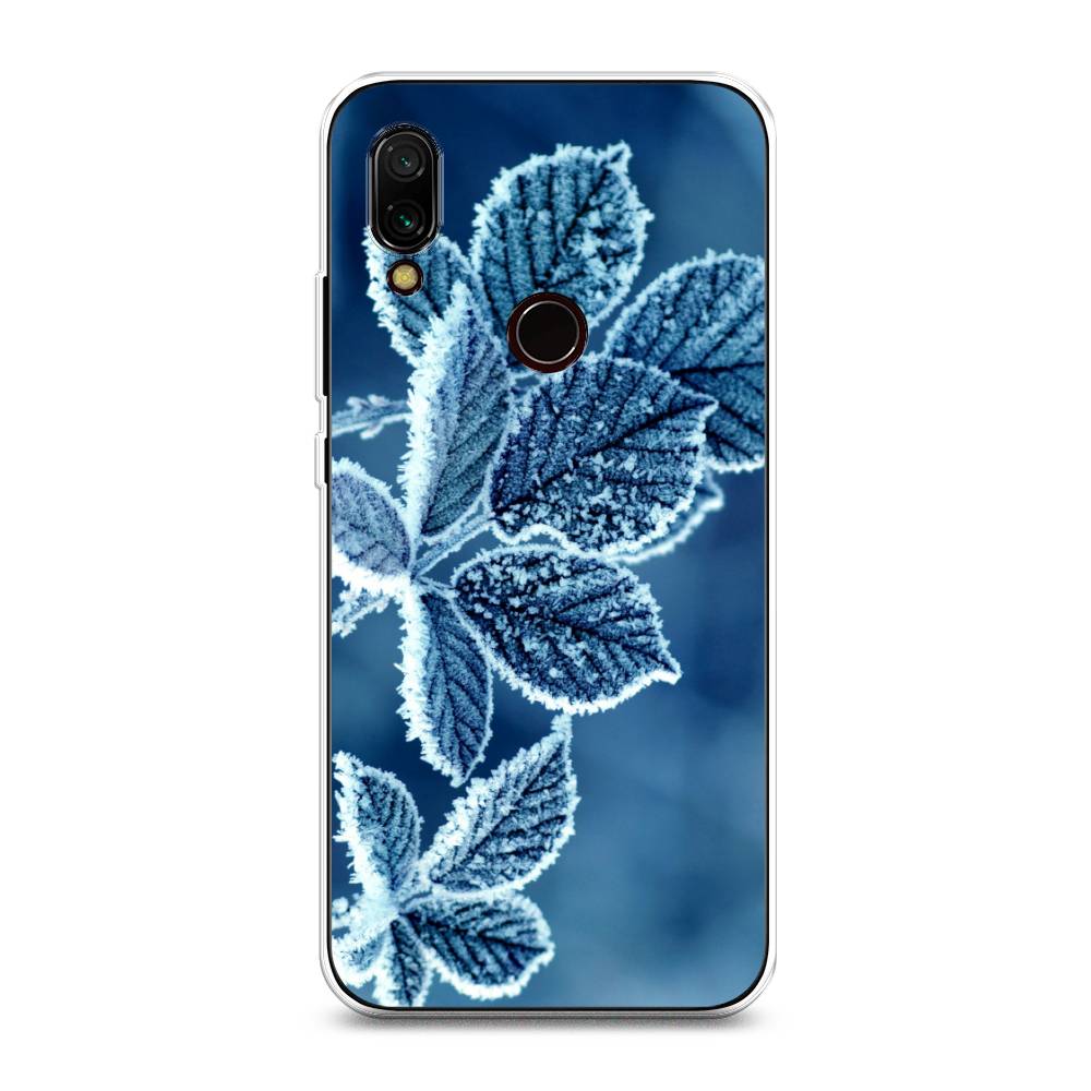 

Чехол на Xiaomi Redmi 7 "Зима 6", Голубой;белый, 35050-2