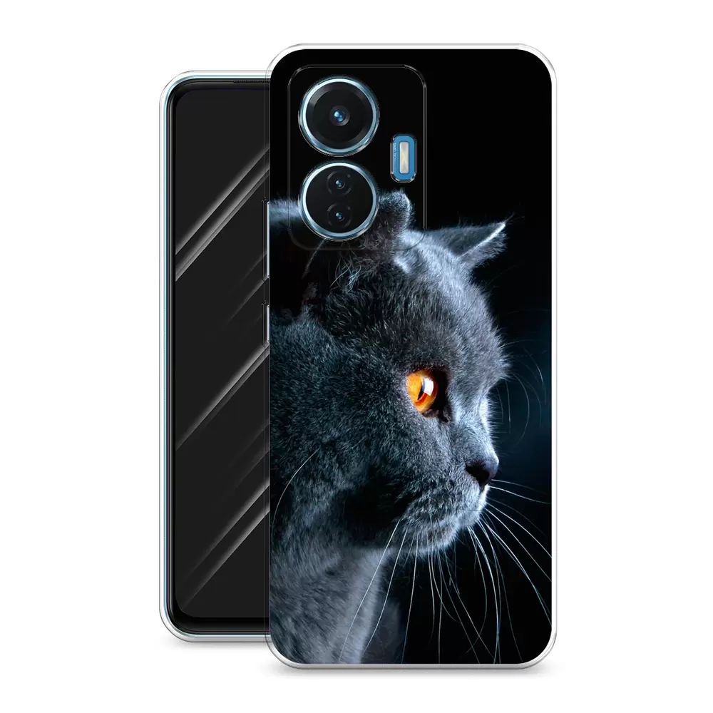 

Чехол Awog на Vivo T1 44W "Благородный кот британец", Разноцветный, 267150-2