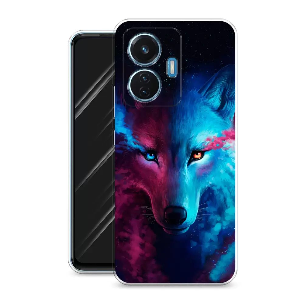

Чехол Awog на Vivo T1 44W "Волшебный волк", Разноцветный, 267150-1