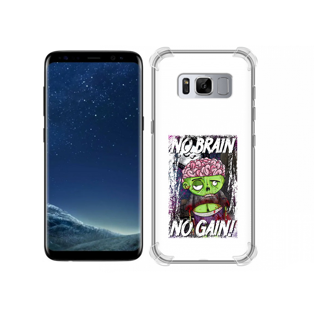 

Чехол MyPads Tocco для Samsung Galaxy S8 глупый зомби (PT62300.601.289), Прозрачный, Tocco