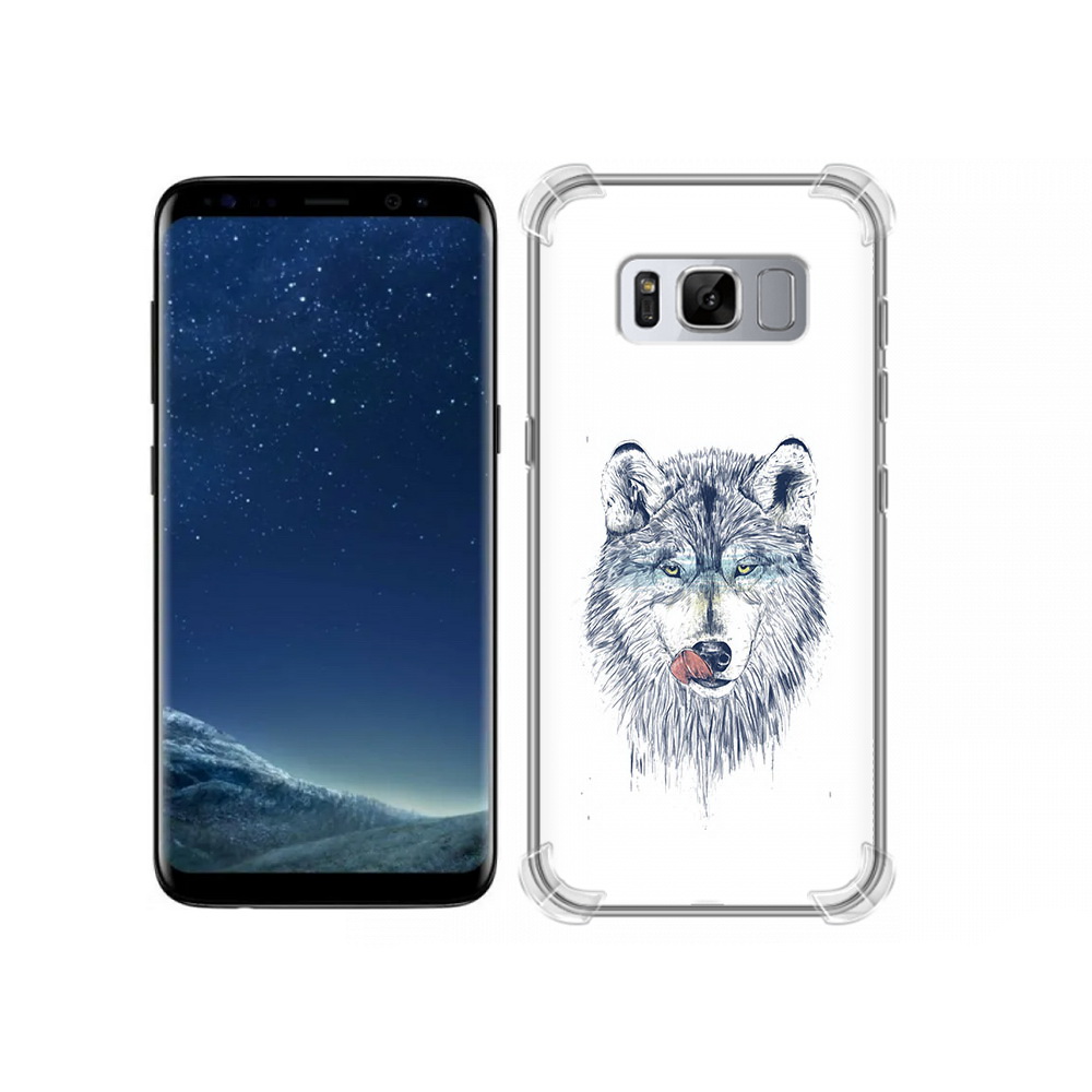 

Чехол MyPads Tocco для Samsung Galaxy S8 голодгый волк (PT62300.601.292), Прозрачный, Tocco