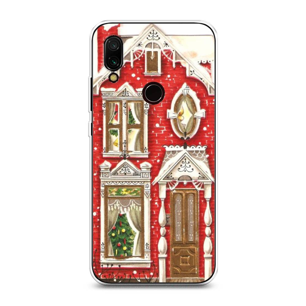 

Чехол на Xiaomi Redmi 7 "Пряничный домик", Белый;красный;зеленый, 35050-5