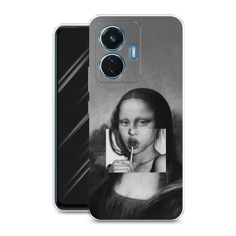 

Чехол Awog на Vivo T1 44W "Mona Lisa sucking lollipop", Разноцветный, 267150-9