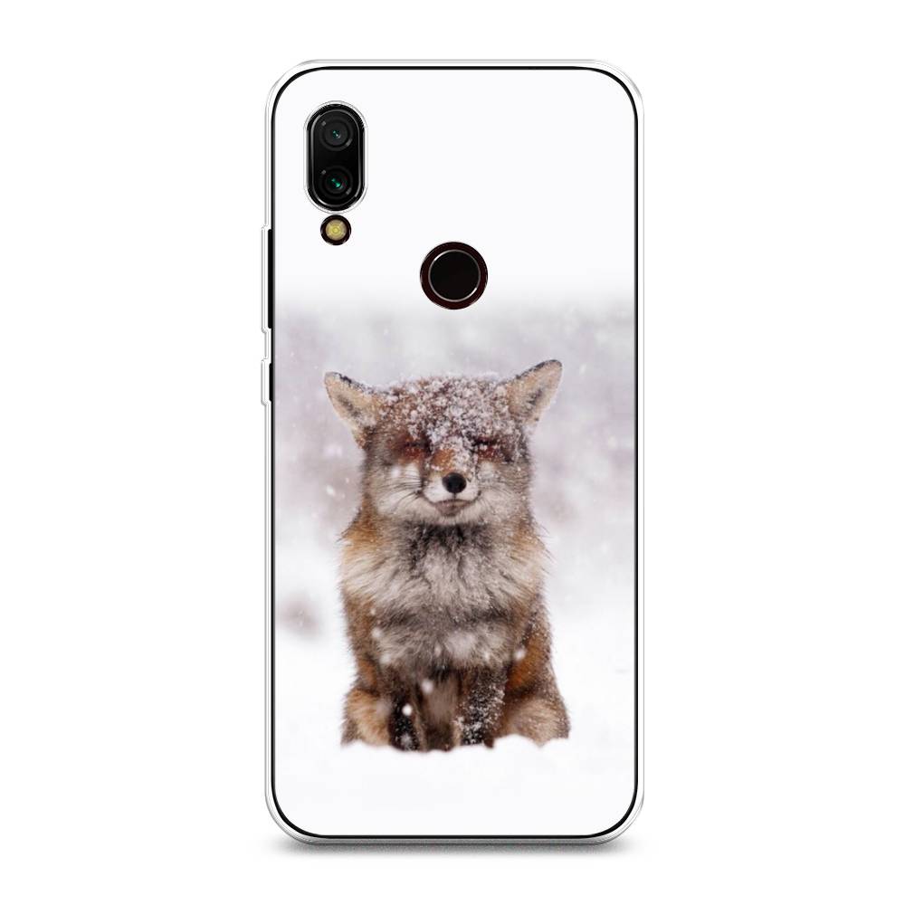 

Чехол на Xiaomi Redmi 7 "Зимняя лиса", Белый;серый;коричневый, 35050-1