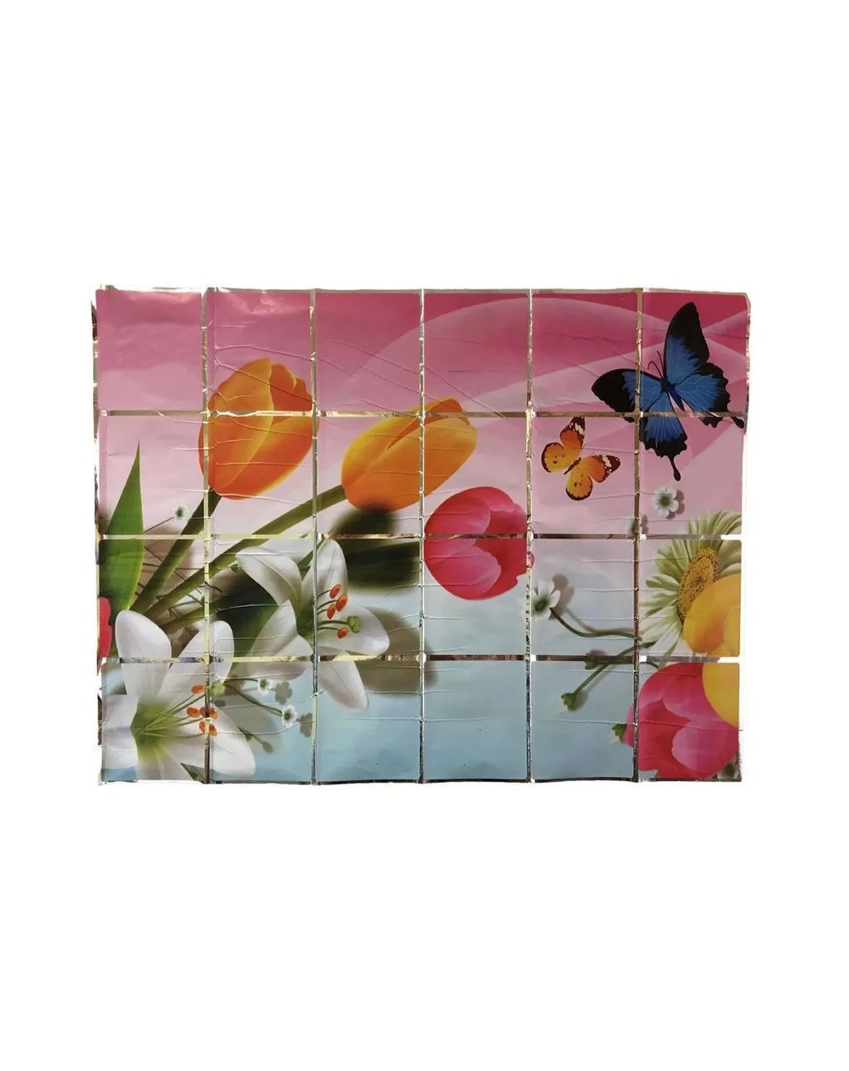 

Защитный кухонный экран Kitchen Sheet 25347 00110692, 60х90 см, Вид: Летние цветы, Разноцветный, 25347