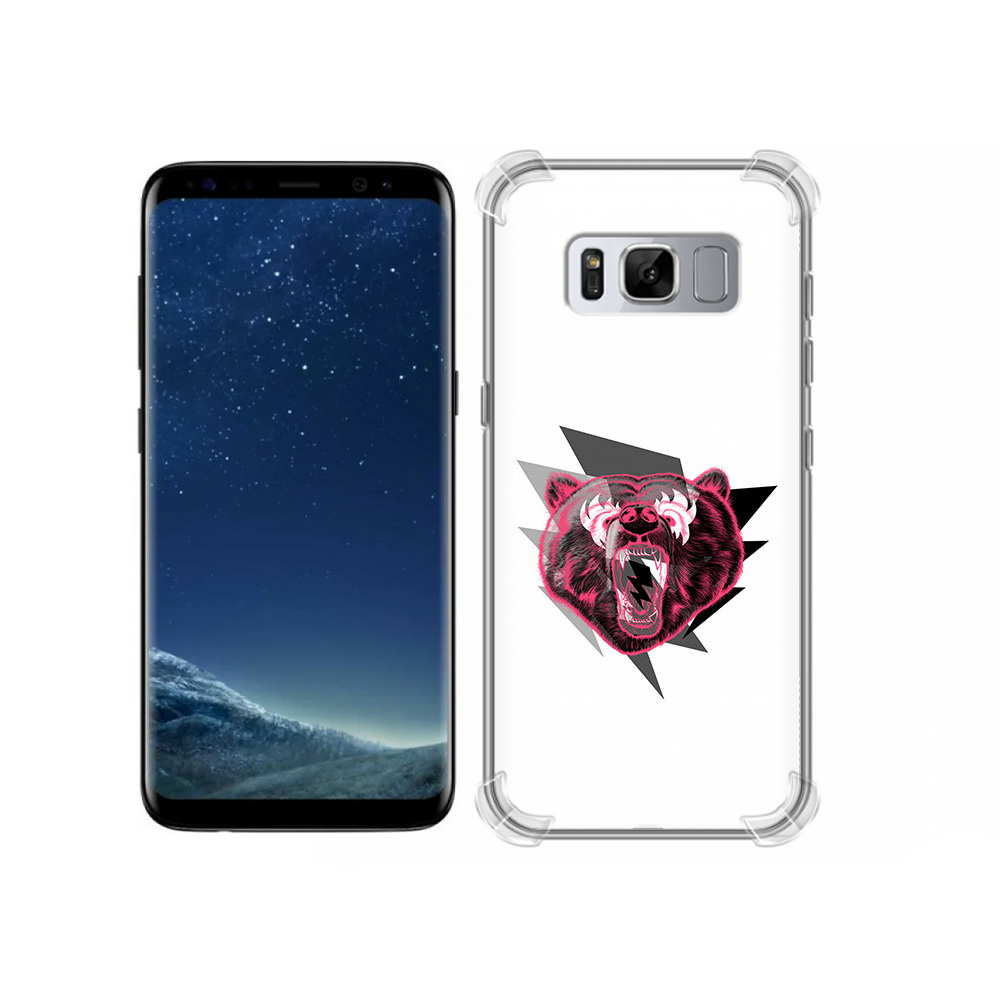 

Чехол MyPads Tocco для Samsung Galaxy S8 грозовой медведь (PT62300.601.301), Прозрачный, Tocco