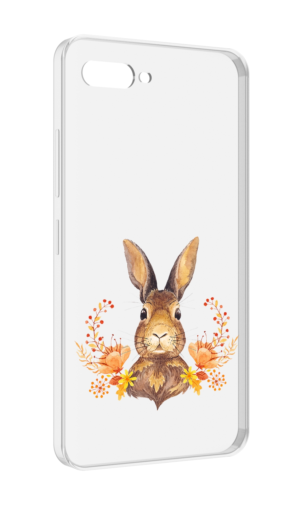 

Чехол MyPads зайка в цветах для ITEL A25 / ITEL A25 Pro / ITEL A35, Прозрачный, Tocco