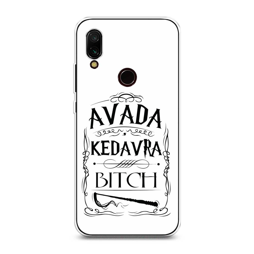 

Чехол на Xiaomi Redmi 7 "Avada kedavra bitch", Белый;серый;черный, 35050-6