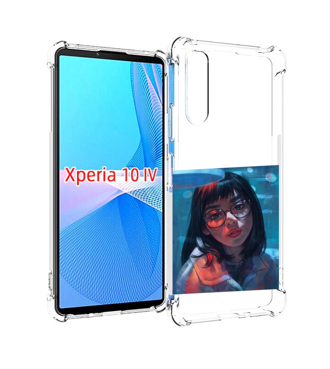 

Чехол MyPads девушка-под-красным-светом для Sony Xperia 10 IV (10-4), Прозрачный, Tocco