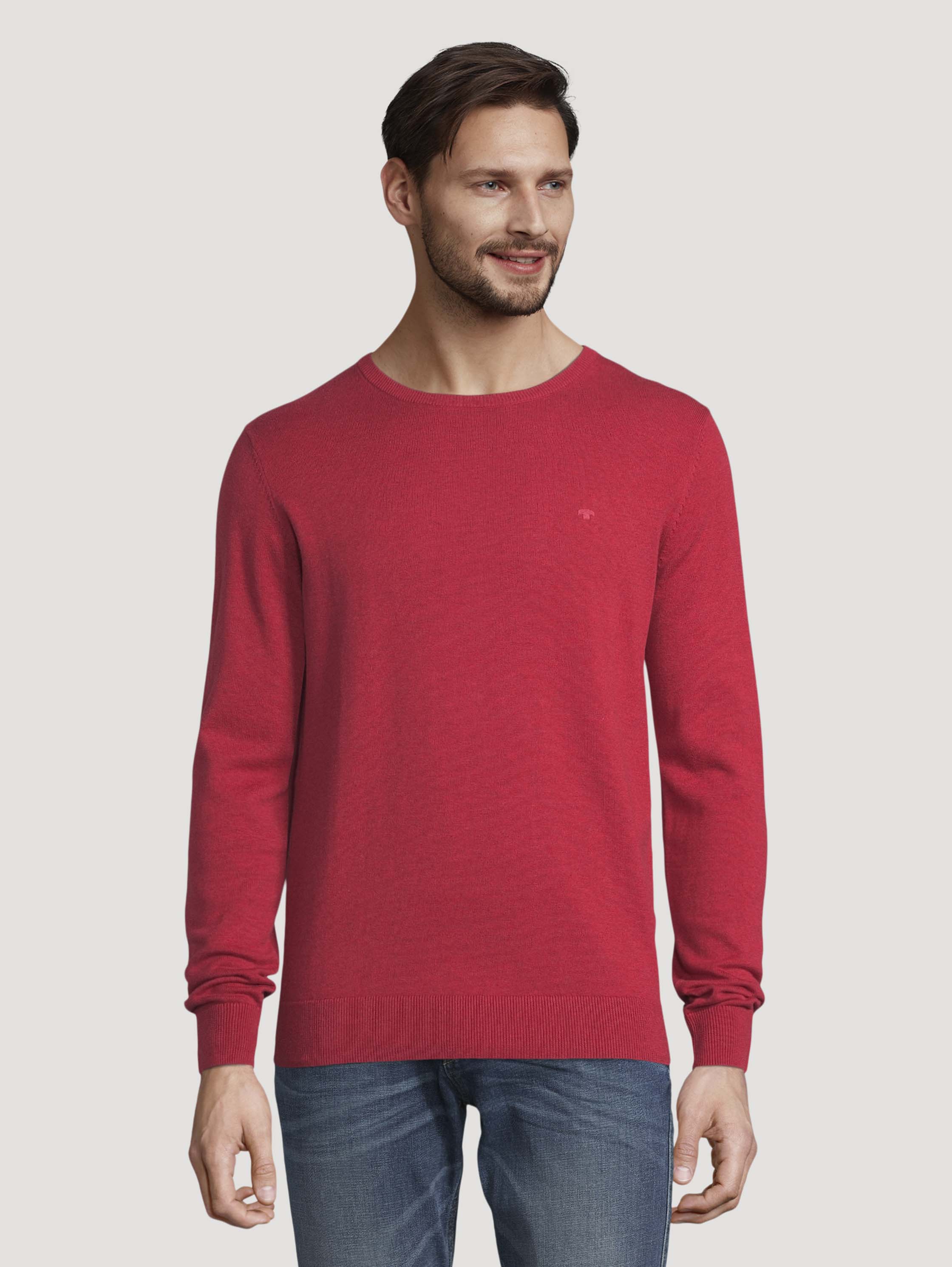 

Джемпер мужской TOM TAILOR 1028003 красный XXL, 1028003