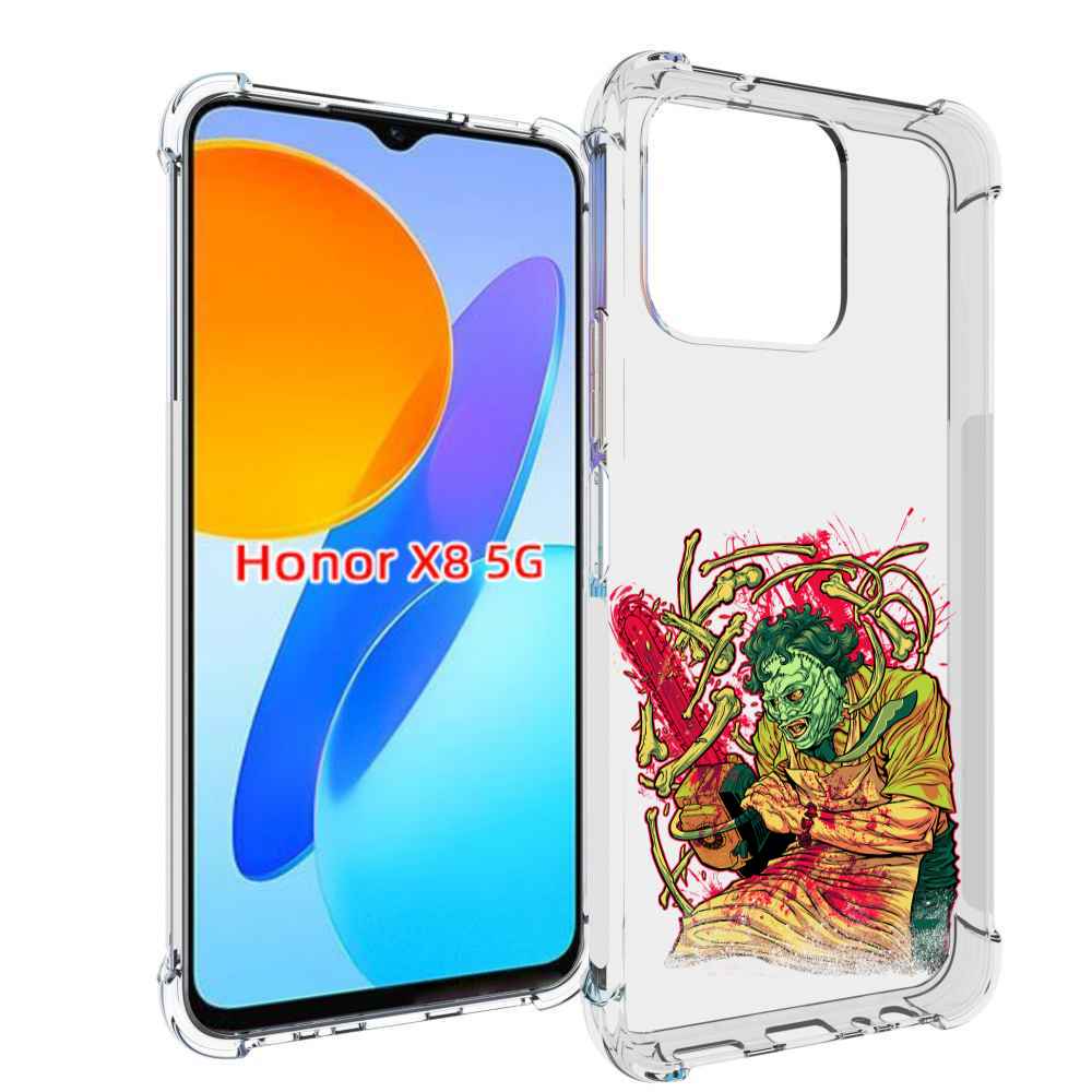 

Чехол MyPads яркий мясник для Honor X8 5G, Прозрачный, Tocco