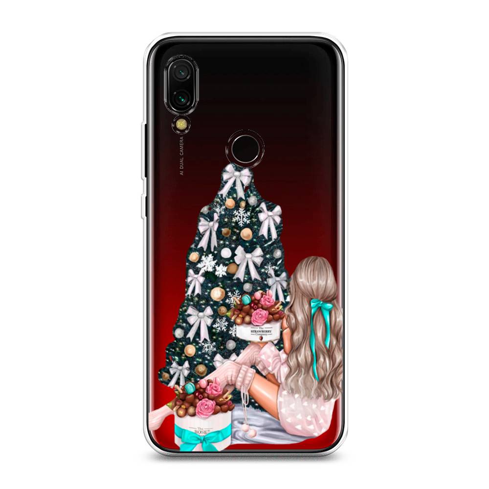 

Чехол на Xiaomi Redmi 7 "New Year", Зеленый;бежевый;голубой, 35050-5