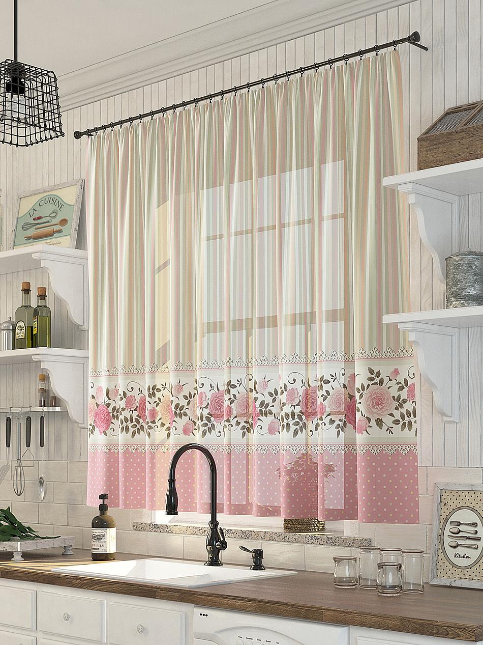 

Комплекты штор AT HOME Керлит высота 150 см, ширина 300 см, Бежевый, 533006