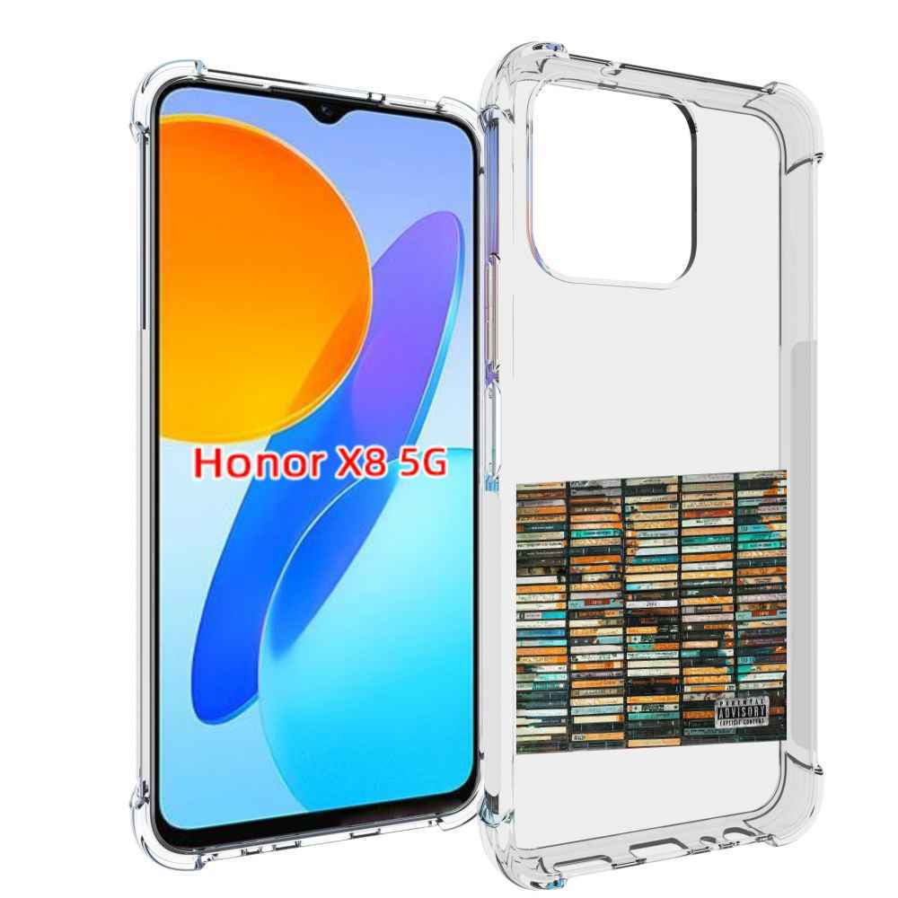 

Чехол MyPads 2004 Скриптонит для Honor X8 5G, Прозрачный, Tocco