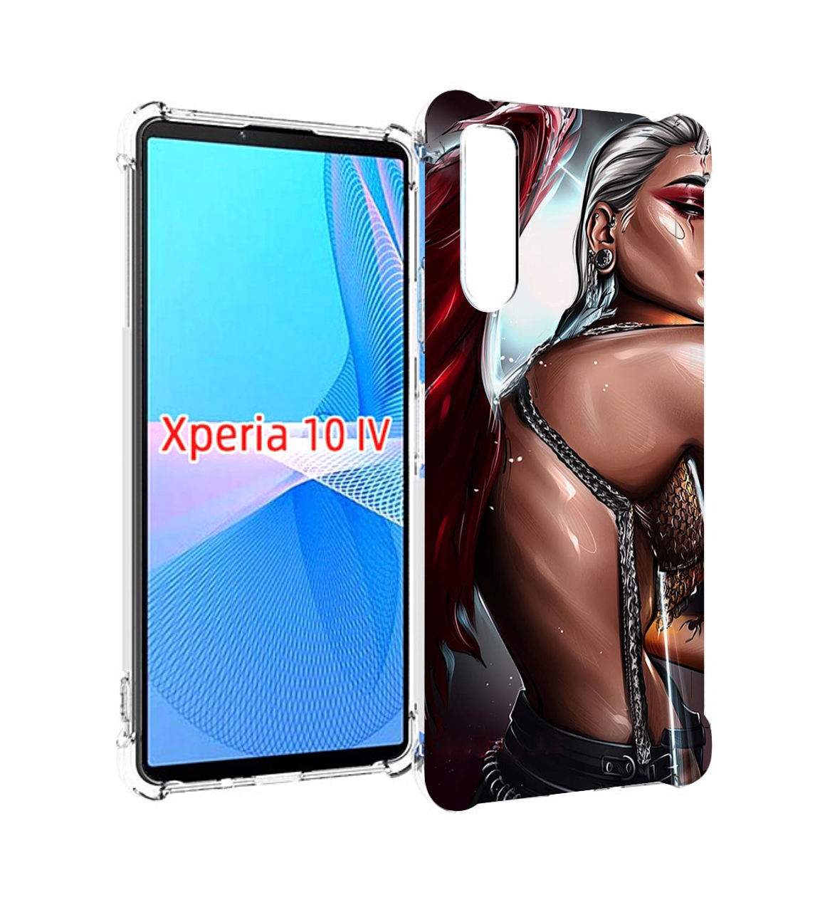 

Чехол MyPads девушка-с-крыльями женский для Sony Xperia 10 IV (10-4), Прозрачный, Tocco