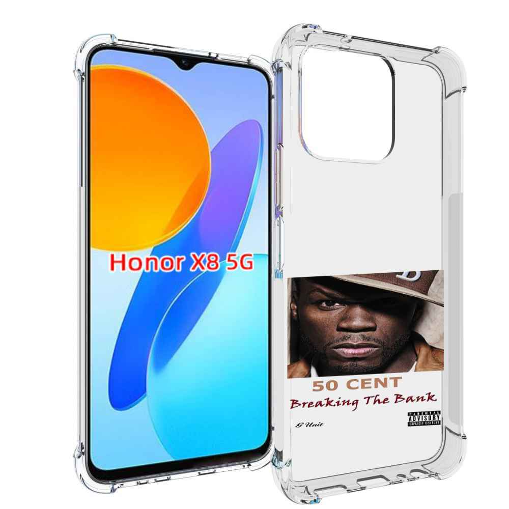 

Чехол MyPads 50 Cent - Breaking The Bank для Honor X8 5G, Прозрачный, Tocco