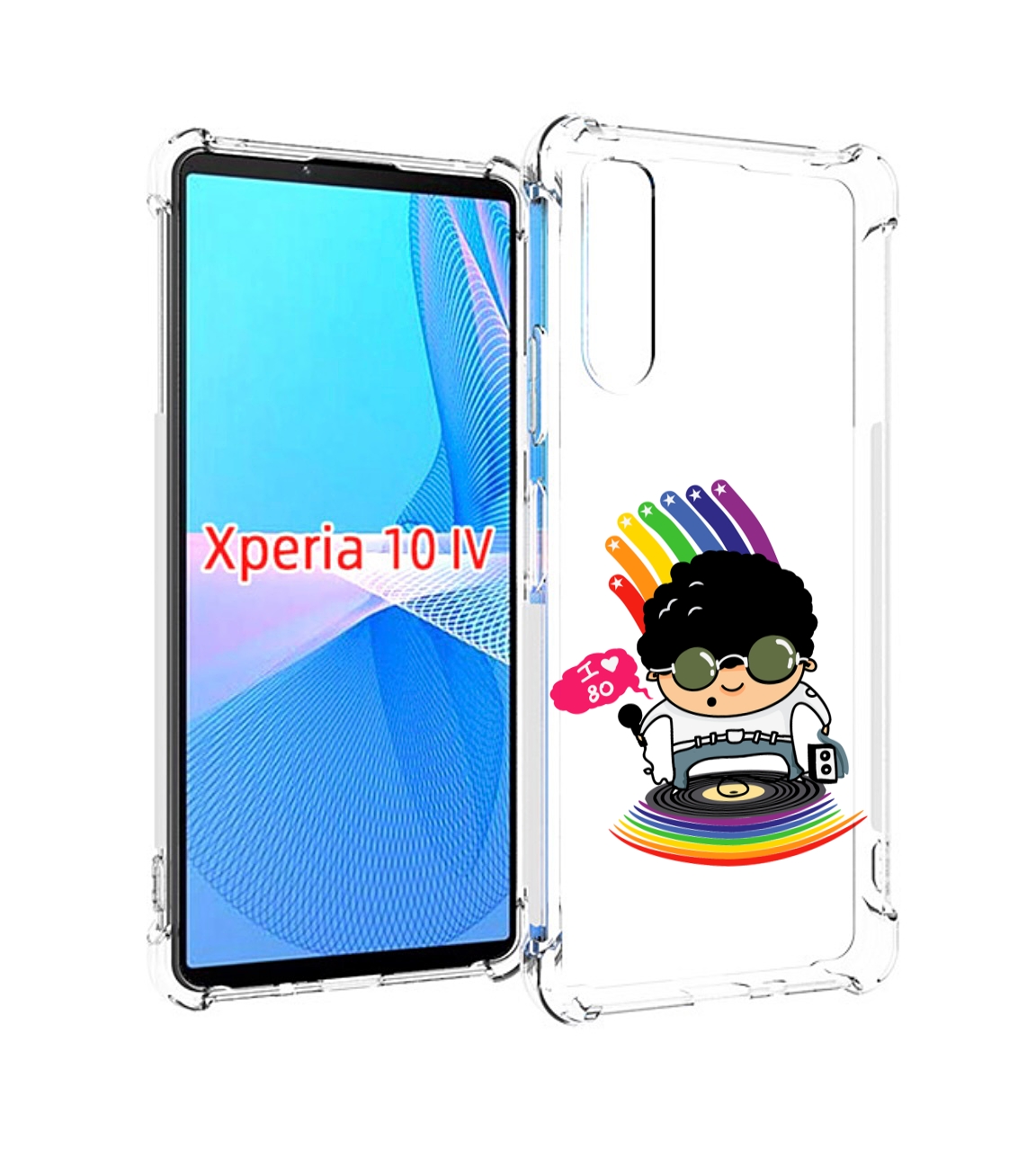 

Чехол MyPads Я люблю 80-е для Sony Xperia 10 IV (10-4), Прозрачный, Tocco