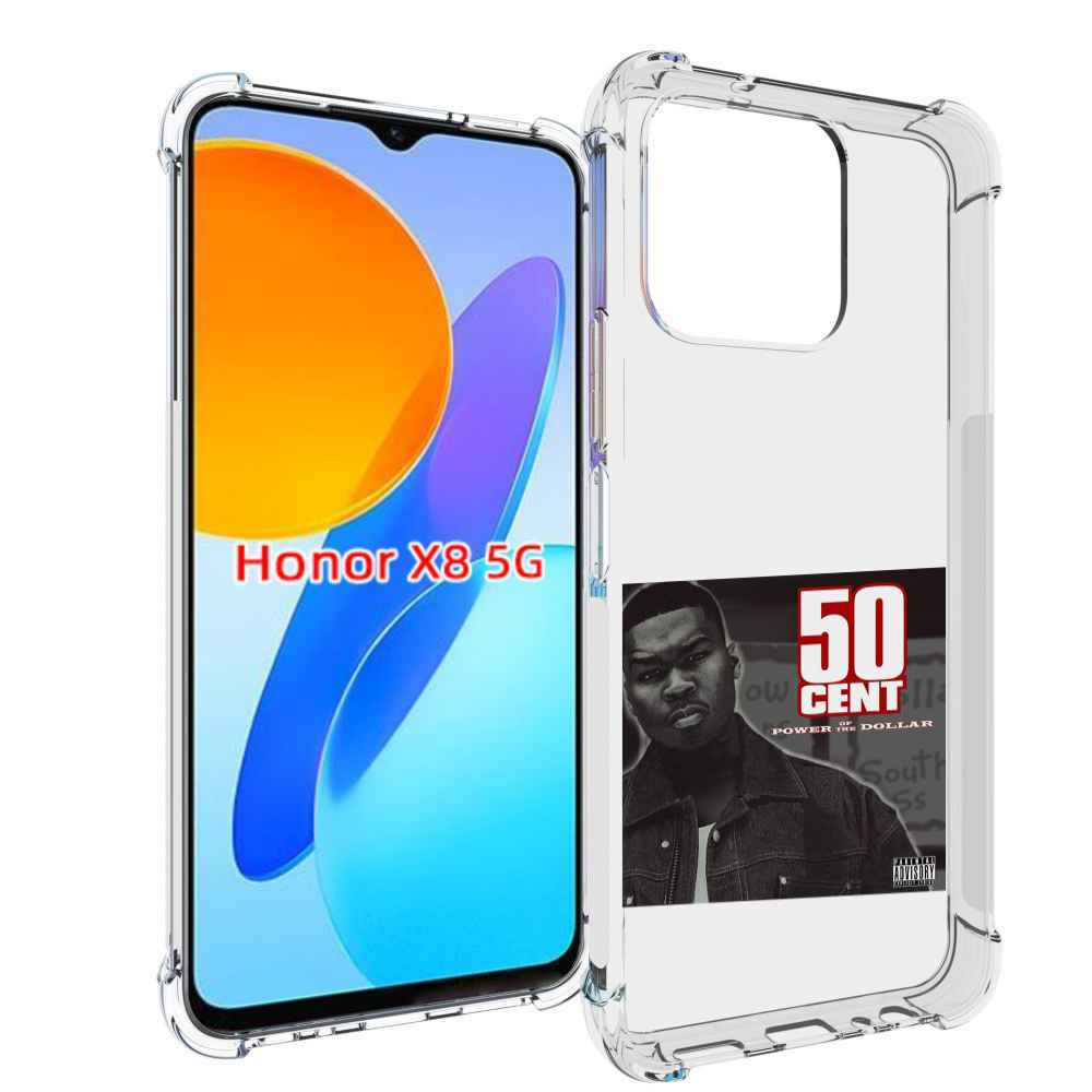 

Чехол MyPads 50 Cent - Power Of The Dollar для Honor X8 5G, Прозрачный, Tocco