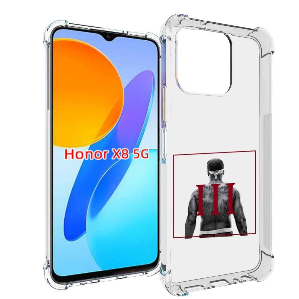 

Чехол MyPads 50 Cent - Straight Outta The Hood III для Honor X8 5G, Прозрачный, Tocco