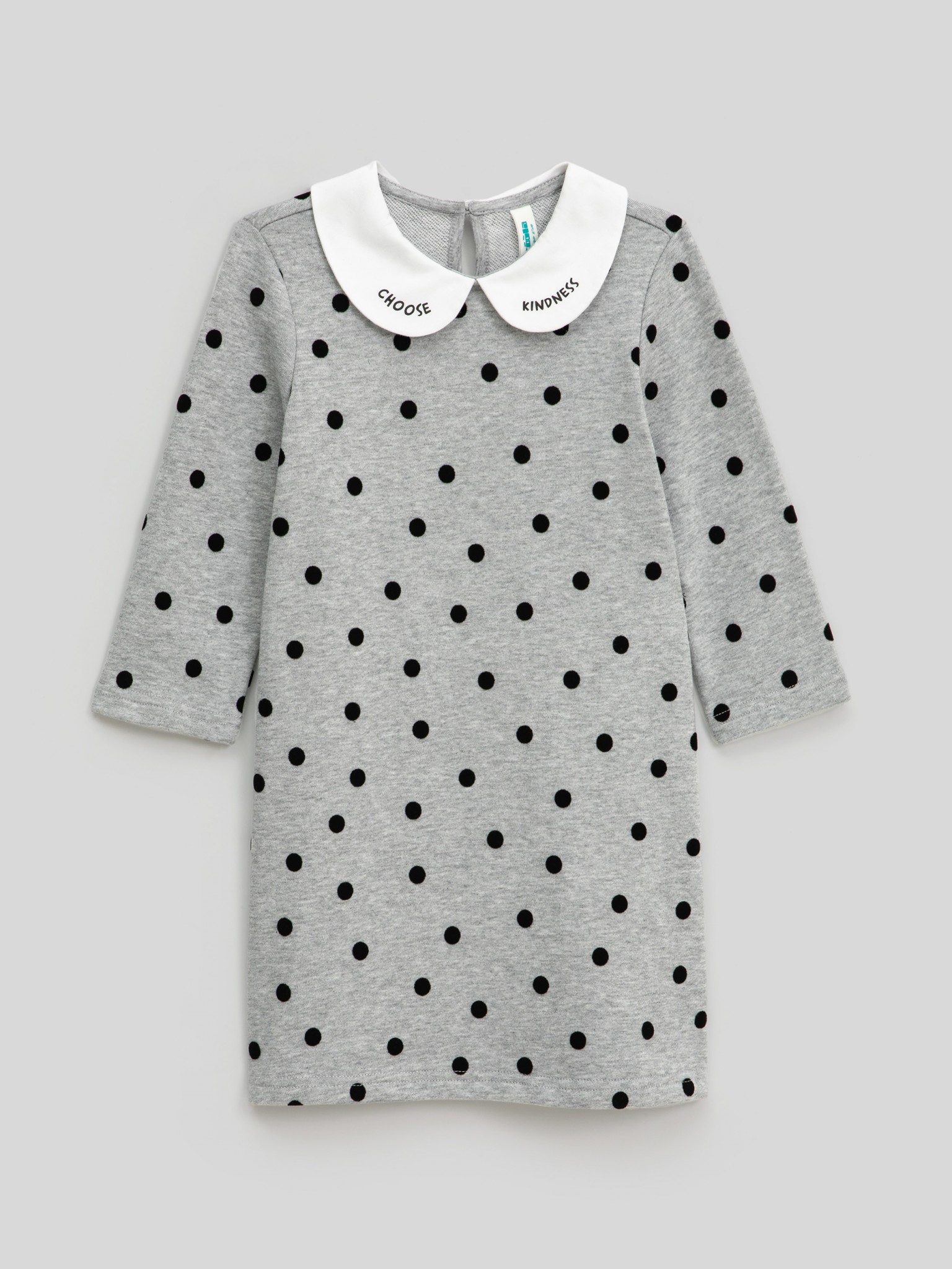 Платье детское Acoola 20220200788, серый, 128 темно синяя шапка с отделкой в полоску catya детское