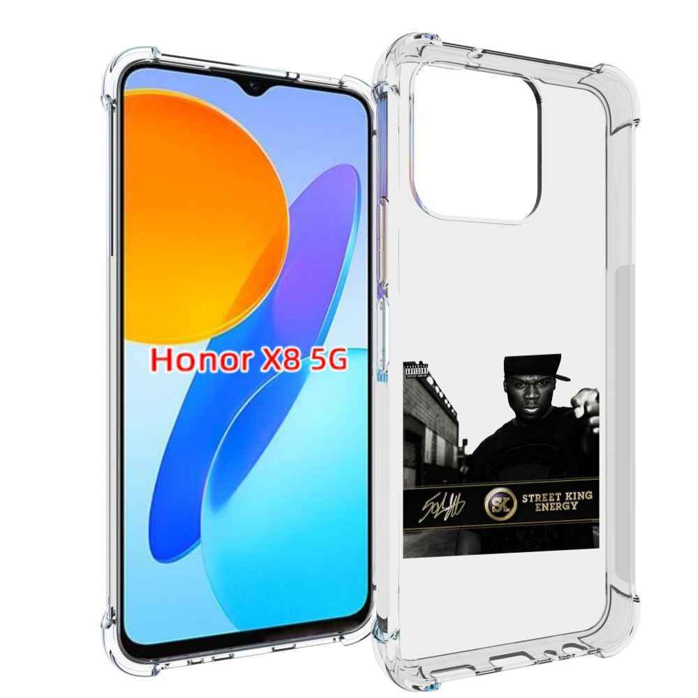 

Чехол MyPads 50 Cent - Street King Energy для Honor X8 5G, Прозрачный, Tocco