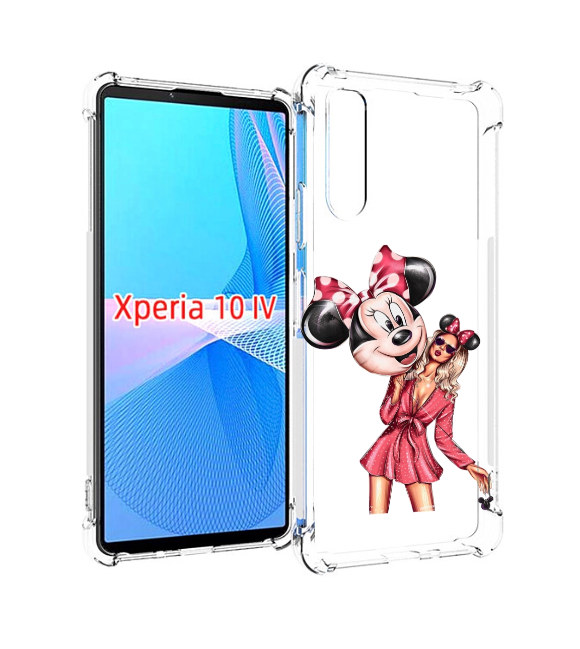 

Чехол MyPads девушка-с-шариком женский для Sony Xperia 10 IV (10-4), Прозрачный, Tocco