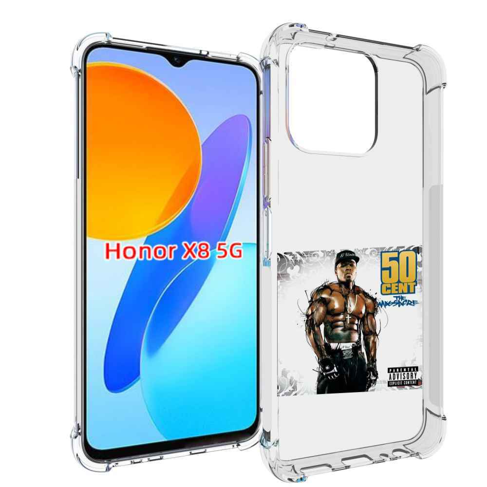

Чехол MyPads 50 Cent - The Massacre для Honor X8 5G, Прозрачный, Tocco
