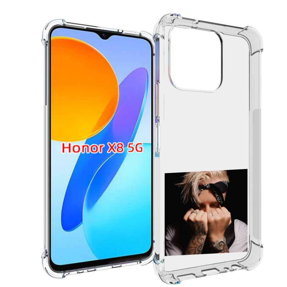 

Чехол MyPads 58 Егор Крид для Honor X8 5G, Прозрачный, Tocco