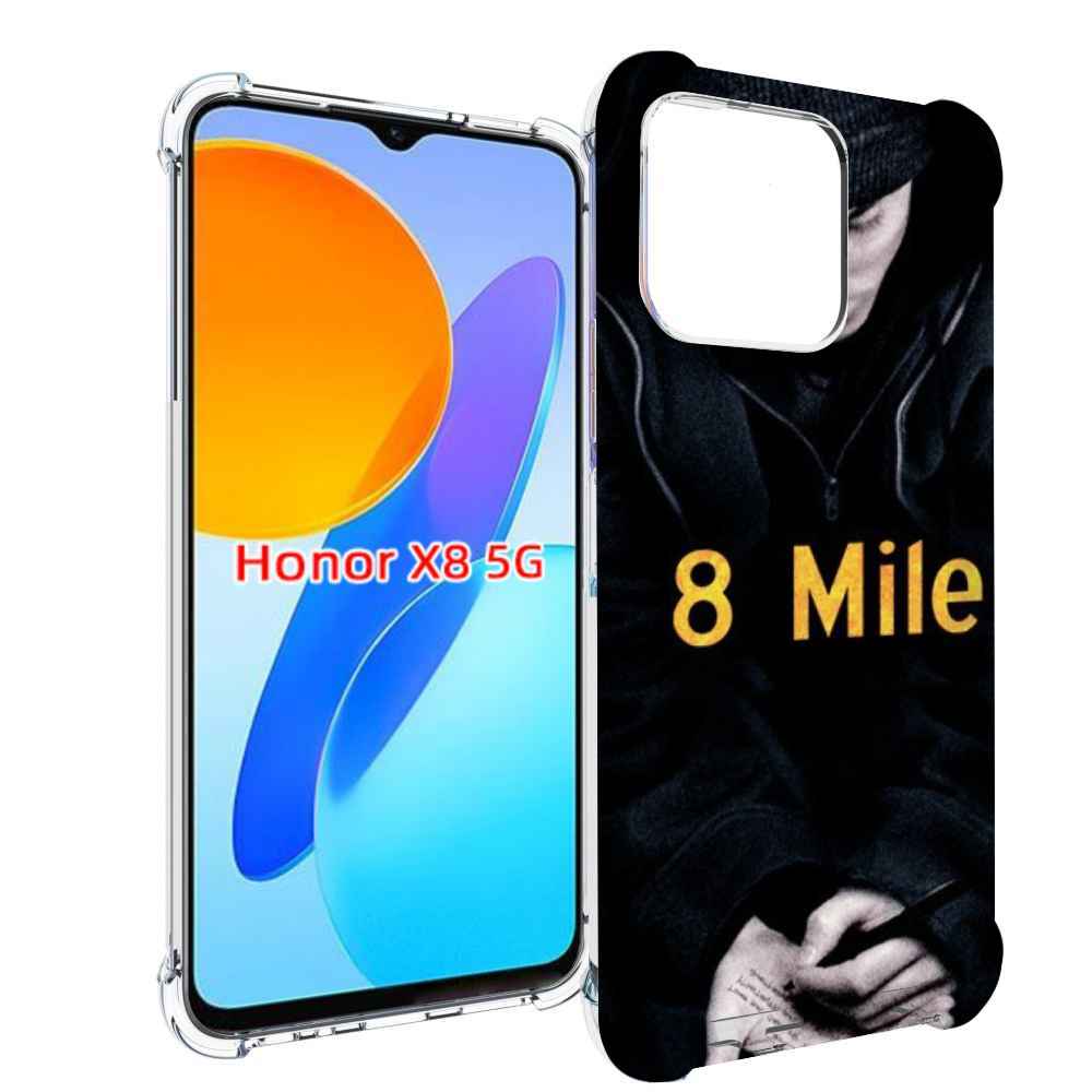 

Чехол MyPads 8 миля для Honor X8 5G, Прозрачный, Tocco
