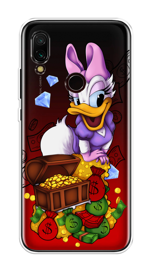

Чехол на Xiaomi Redmi 7 "Rich Daisy Duck", Коричневый;белый;фиолетовый, 35050-6