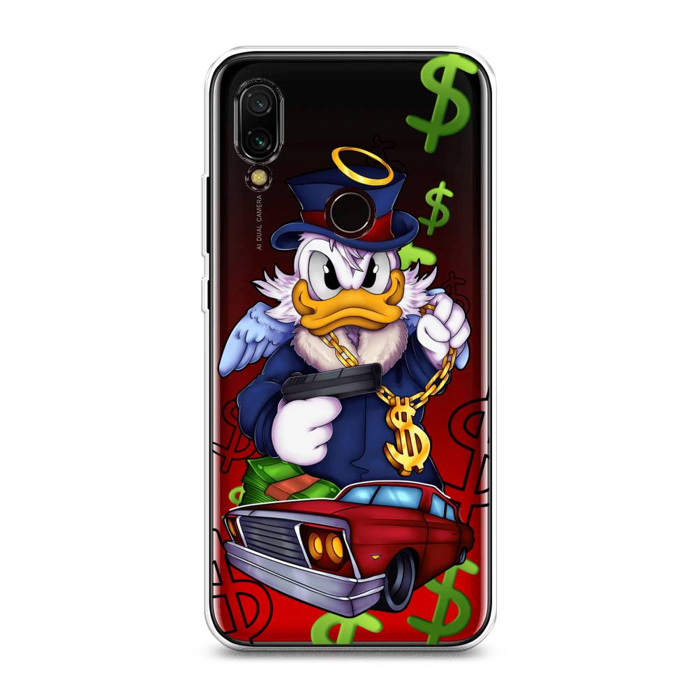 фото Чехол на xiaomi redmi 7 "scrooge mcduck with a gold chain" case place