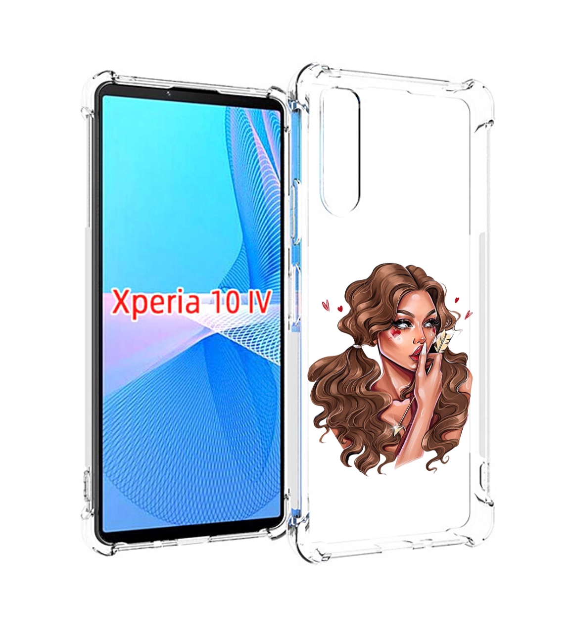 

Чехол MyPads девушка-со-стрелой женский для Sony Xperia 10 IV (10-4), Прозрачный, Tocco