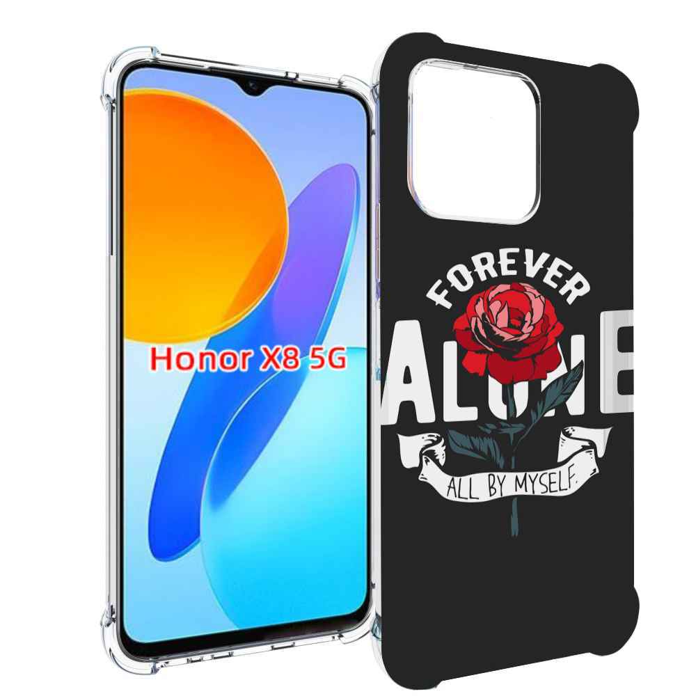 

Чехол MyPads Alone для Honor X8 5G, Прозрачный, Tocco