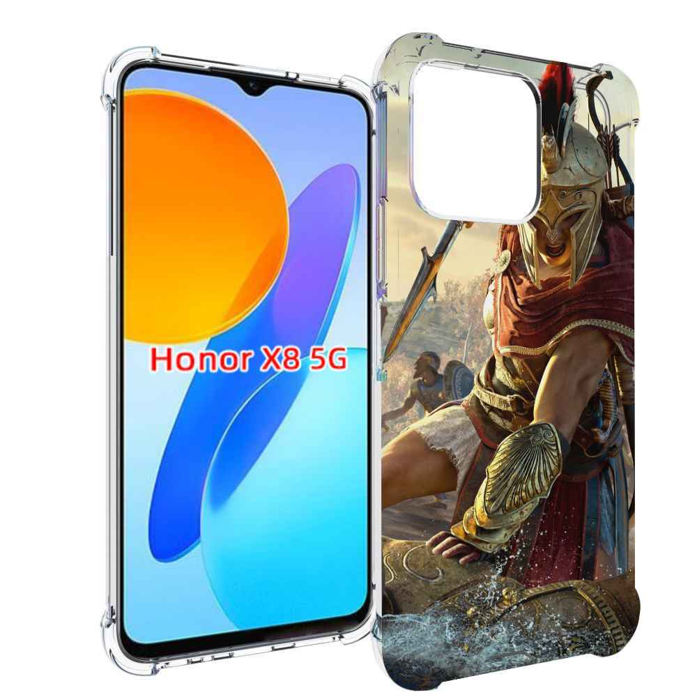 

Чехол MyPads Assassin's Creed Odyssey Kassandra мужской для Honor X8 5G, Прозрачный, Tocco